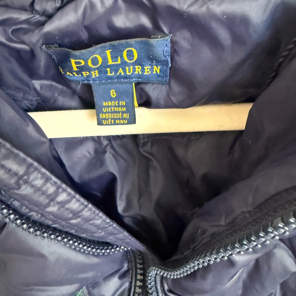 Polo by Ralph Lauren Kids Jacket - Multicolor on Navy - Picture 4 of 6